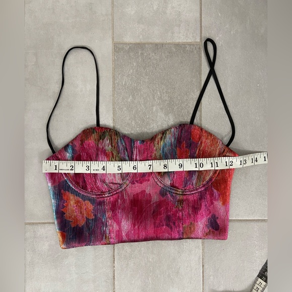 BEC + BRIDGE Iridescence Bodice Spaghetti Strap Top Size 4 - Picture 4 of 6